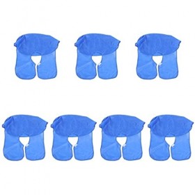 FRCOLOR 7 Pièces Chiffon De Rasage Attrape-coupures De Poils De Barbe Pour Le Rasage Attrape-barbe Barbe Masculine Cape De Ba