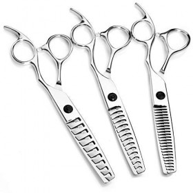 NC 6 Pouces Coupe de Cheveux Professionnelle Grands Ciseaux sans Poils/Ciseaux de Coiffure en os de Poisson/Ciseaux à Dents d