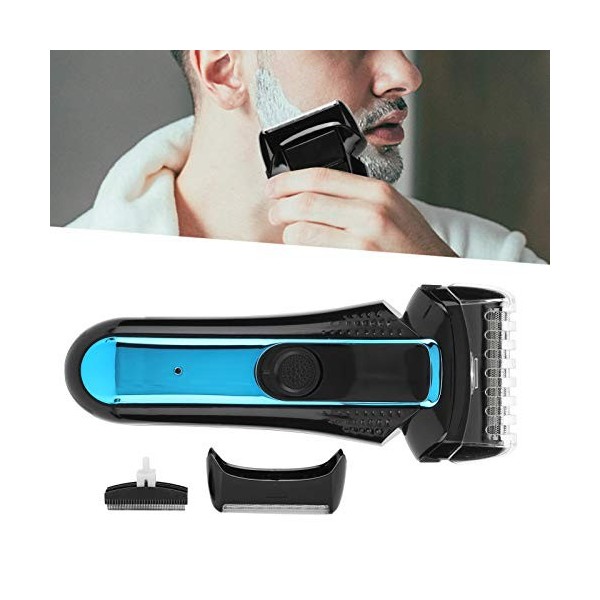 Rasoir à Grille, Rasoir électrique Professionnel pour Hommes, Tondeuse à Favoris Escamotable, Recharge de Tondeuse à Barbe à 