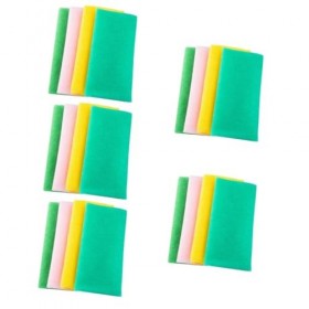 FRCOLOR 20 Pcs Serviette De Bain Exfoliante Gant De Toilette Exfoliant Coréen Tissu Exfoliant Débarbouillettes pour Le Corps 