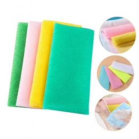 FRCOLOR 20 Pcs Serviette De Bain Exfoliante Gant De Toilette Exfoliant Coréen Tissu Exfoliant Débarbouillettes pour Le Corps 