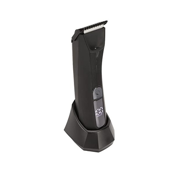 Tondeuse à Cheveux électrique pour Hommes avec Coupe en Forme de R, éclairage et étanche-Port USB pour le Toilettage des Chev