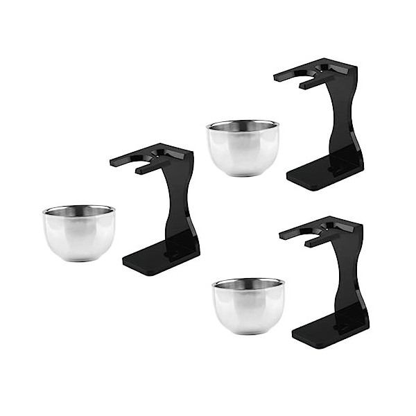 FOMIYES 3 Ensembles Ensemble De Rasage Rasoir À Barbe Kit De Barbe Pour Hommes Rasoir Pour Hommes Rasage Scuttle Tasse À Rase