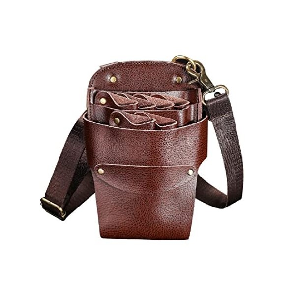 NURCIX Pochette à ciseaux avec ceinture pour coiffeur, salon de coiffure, barbier, ciseau pour étui, sac, ciseaux à cheveux