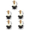 FOMIYES 3 Ensembles Mousse À Raser Bol Hommes Toilettage Kit Voyage Crème À Raser Cosmétologie Kit Blaireau Et Bol Crème À Ra