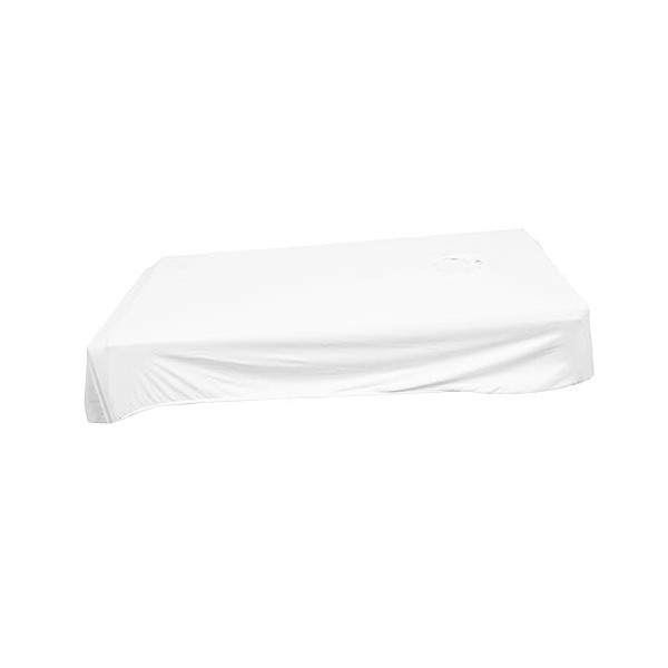 POPETPOP Drap Housse De Table Élastique Housse De Table De Massage Couvre-Lit Avec Trou Couvre-Lit Ajusté Avec Trou Couvertur