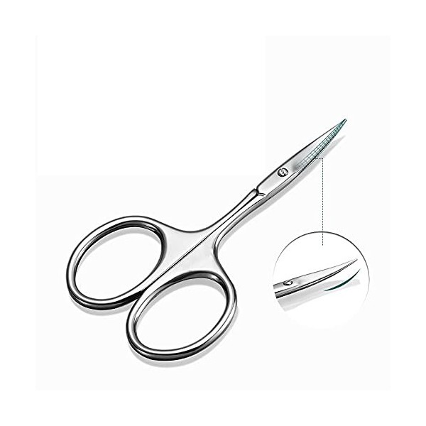 VEGALA Ciseaux Cuisine Ciseaux à sourcils Courbe Blade Professionnel En Acier Inoxydable Manucure Tondeuse de précision Outil