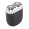 zottel Mini Tondeuse à Barbe, Mini Tondeuse à Barbe électrique Rechargeable à Double Tête Portable pour la Maison Argent 