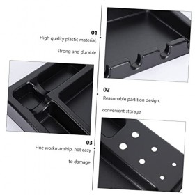 Beavorty Stockage De Cheveux Outil Électrique Plateau De Service Boîte De Coupe De Cheveux Plateau De Tondeuse De Coiffeur Pl