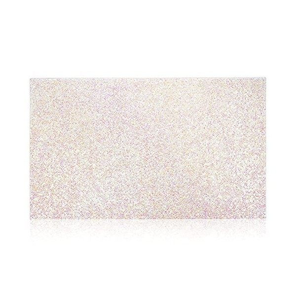 Tapis de nail art pailleté repose-main pour salon de manucure 40 x 24 x 0,1 cm 