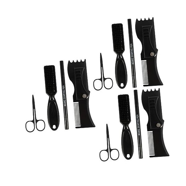 FOMIYES 12 Pièces Ensemble De Stylos À Moustache Peigne Pour Hommes Costumes Pour Hommes Hommes Costume Ciseaux De Coupe De B