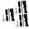 FOMIYES 12 Pièces Ensemble De Stylos À Moustache Peigne Pour Hommes Costumes Pour Hommes Hommes Costume Ciseaux De Coupe De B