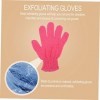 Beavorty 60 Pièces Gants Exfoliants Gommages Masculins Gommages Corporels Gants De Gommage Gants De Douche Pour Femmes Gant D