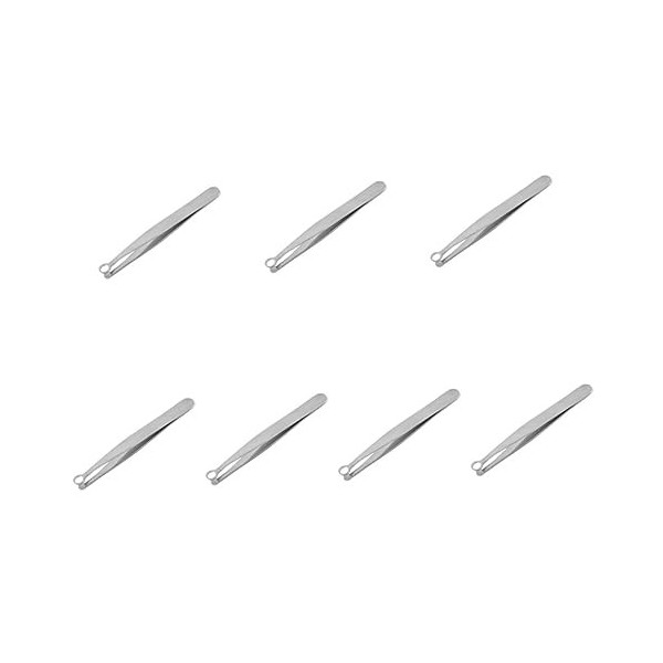 Beavorty 7 Pcs Cheveux Rond Outil Cils Inoxydable Tondeuses À Sourcils Hommes Tête Tondeuse Maison Pince À Épiler Outils Toil