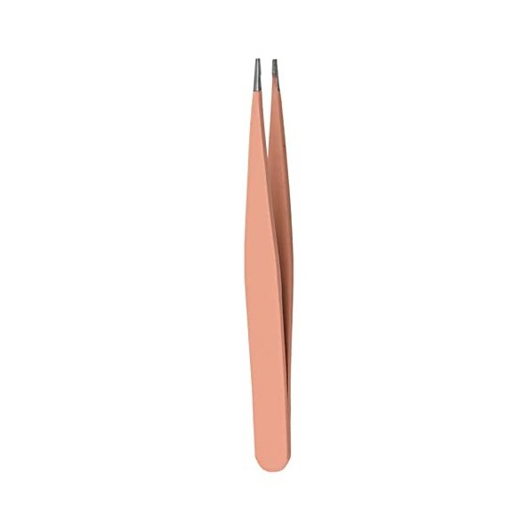 Pince à épiler, pince à épiler de précision, pince à épiler pince à sourcils en acier inoxydable rose bleu pointe inclinée pi