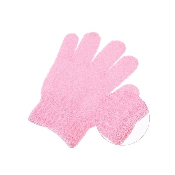 minkissy 50 Pièces Gants De Bain À Cinq Doigts Gants De Toilette Mitaines À Main Serviettes Pour Le Visage Éponge De Bain Gom