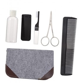 Beaupretty 2 Ensembles Vide Propre Dissolvant Brosse À Dents Ensemble Blaireau Voyage Blaireau Portable Barbe Peigne Tondeuse