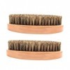 minkissy 10 Pièces Brosse À Barbe Outils En Bois Homme Costume Outils Pour Hommes Voyage Barbe Peigne Poche Bois Peigne Kits 