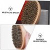 minkissy 10 Pièces Brosse À Barbe Outils En Bois Homme Costume Outils Pour Hommes Voyage Barbe Peigne Poche Bois Peigne Kits 