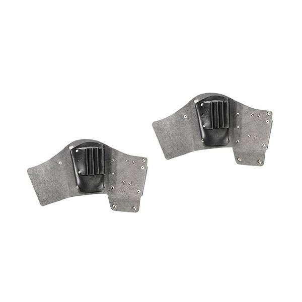 FOMIYES 3Pcs Ciseaux De Coiffure Sac Barber Ciseaux À Cuir Ciseaux Poche Sac Bandoulière Taille Sac Ciseaux Pour Cheveux Barb