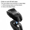 Zhenwo pour Philips Rasoir RQ111 / 50 Clip sur Barbe Accessoires Philips Convient Rasoir RQ111 / 52 Tondeuse À Barbe Angle D