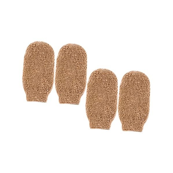 Beaupretty 12 Pcs Gants De Bain Gants Exfoliants Gants De Douche Gants De Gommage Gant De Sable Gant Exfoliant Éponge Naturel