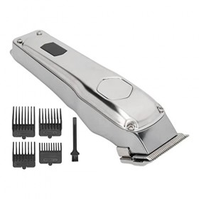 Tondeuse à Cheveux électrique avec Poignée Ergonomique, Haute efficacité, Faible Bruit, 4 Peignes Guide-cheveux, Matériau de 