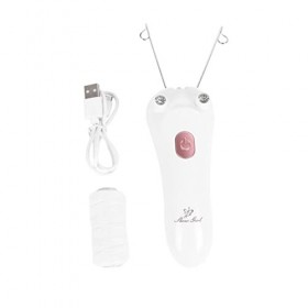 minkissy Lot de 2 rasoirs dermaplane pour femme afeitadora para Mujer - Rasoir électrique pour le visage - Épilateur de fil d