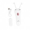 minkissy Lot de 2 rasoirs dermaplane pour femme afeitadora para Mujer - Rasoir électrique pour le visage - Épilateur de fil d