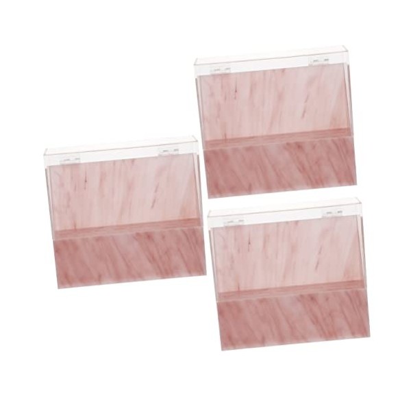 FRCOLOR 2 Pièces Boîte De Rangement Porte-pincettes Outil Pour Cils Acrylique Représente Laffichage Support De Pince à Épile