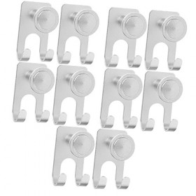Cabilock 10 Pièces Pour Crochets Crochet Douche Salle De Bain Utilitaire Électrique Alliage Support Mural En Aluminium Suppor