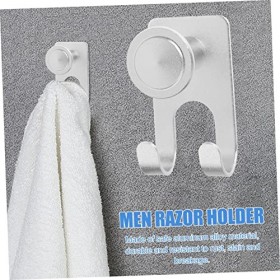 Cabilock 10 Pièces Pour Crochets Crochet Douche Salle De Bain Utilitaire Électrique Alliage Support Mural En Aluminium Suppor