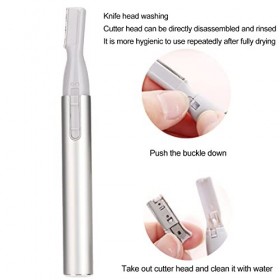 wrtgerht Rasoir à Sourcils électrique, Coupe-Sourcils Haute précision Dissolvant de Rasoir à Sourcils électrique for Le Visag