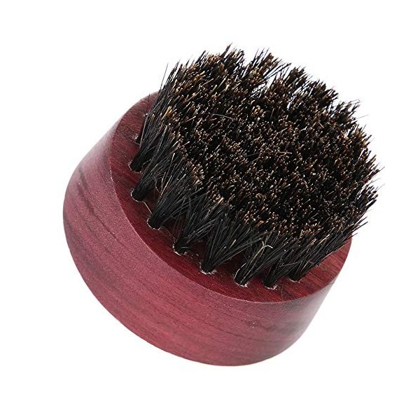 wrtgerht Brosse à Barbe, MeNatural Faux Poils de Sanglier Manche en Bois Barbe Nettoyage Rasage Shaping Brush Toilettage Brus