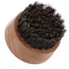 wrtgerht Brosse à Barbe, MeNatural Faux Poils de Sanglier Manche en Bois Barbe Nettoyage Rasage Shaping Brush Toilettage Brus