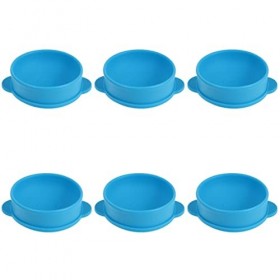 FOMIYES 6 Pièces Bol De Cire De Fonte De Silicone Pot De Fartage Amovible Bol Chauffe-cire Pot De Cire En Silicone Cire Ménag