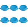 FOMIYES 6 Pièces Bol De Cire De Fonte De Silicone Pot De Fartage Amovible Bol Chauffe-cire Pot De Cire En Silicone Cire Ménag