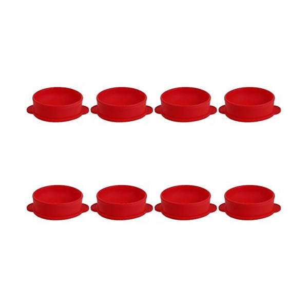 FOMIYES 6 Pièces Bol De Cire De Fonte De Silicone Pot De Fartage Amovible Bol Chauffe-cire Pot De Cire En Silicone Cire Ménag