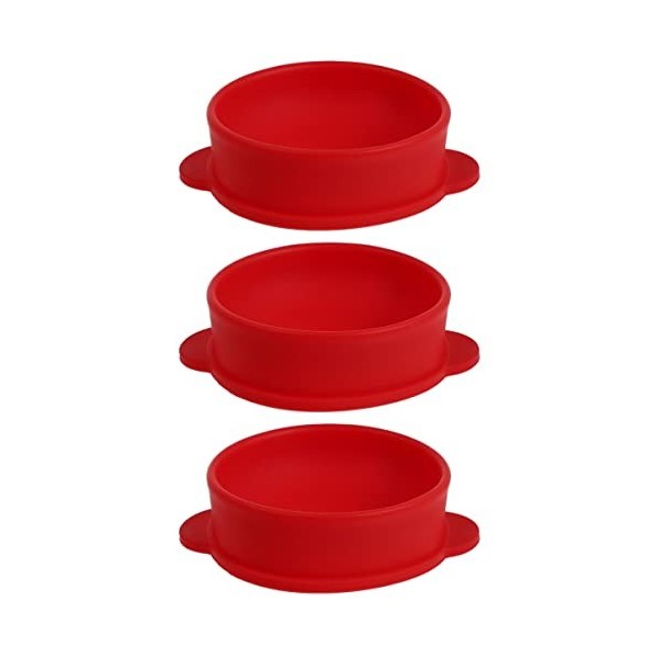 FOMIYES 6 Pièces Bol De Cire De Fonte De Silicone Pot De Fartage Amovible Bol Chauffe-cire Pot De Cire En Silicone Cire Ménag