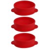 FOMIYES 6 Pièces Bol De Cire De Fonte De Silicone Pot De Fartage Amovible Bol Chauffe-cire Pot De Cire En Silicone Cire Ménag