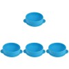 FOMIYES 6 Pièces Bol De Cire De Fonte De Silicone Pot De Fartage Amovible Bol Chauffe-cire Pot De Cire En Silicone Cire Ménag