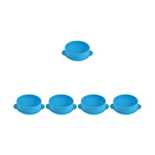 FOMIYES 6 Pièces Bol De Cire De Fonte De Silicone Pot De Fartage Amovible Bol Chauffe-cire Pot De Cire En Silicone Cire Ménag