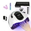 Lampe UV Sèche Ongles LED,220W 66 LED Séchage Rapide Séchoirs à Ongles Lampes UV LED Ongles Professionnel Avec Capteur Automa