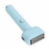 Tondeuse électrique portable, rechargeable, étanche, kit de toilettage de barbe avec brosse de nettoyage pour homme bleu 