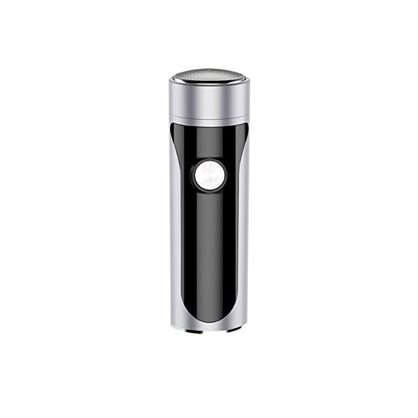 ISTOVO Rasoir électrique barbu rasage étanche Rechargeable Rasoir pour les hommes Argent