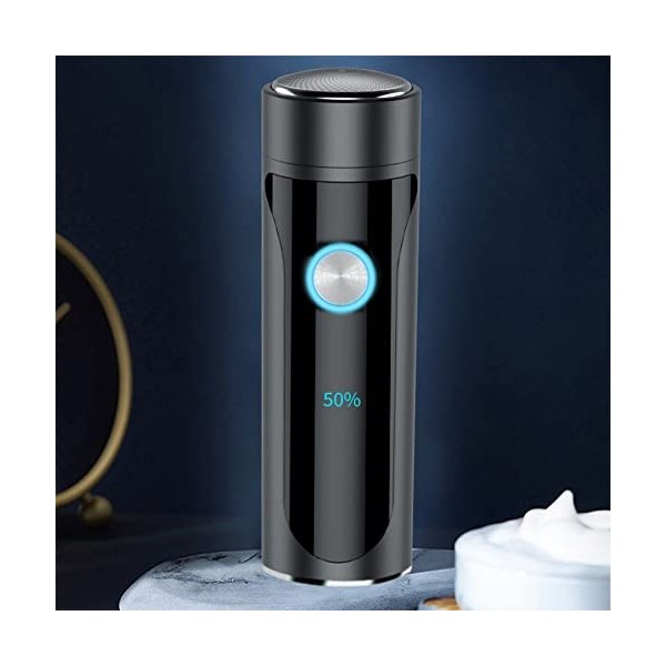 ISTOVO Rasoir électrique barbu rasage étanche Rechargeable Rasoir pour les hommes Argent