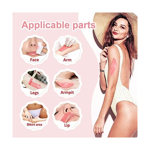 Chauffe Cire Epilation, Chauffe Cire Électrique Portable Professionnel, Idéal pour Épilation et Tout Type de Cire, Parfait po