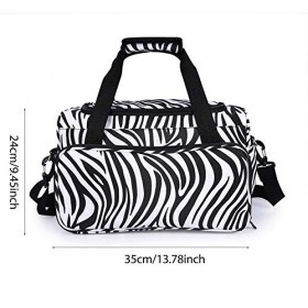 Sac à Main étui 35 × 23 × 6 Rayures Sac à Main Outils de Coiffure Sac Portable Ciseaux Peigne Sac étui de Coiffure