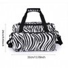 Sac à Main étui 35 × 23 × 6 Rayures Sac à Main Outils de Coiffure Sac Portable Ciseaux Peigne Sac étui de Coiffure