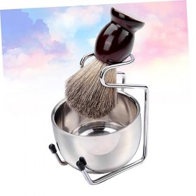 FRCOLOR 6 Pièces Outil De Soin Des Poils Du Visage Peigne À Barbe Support De Blaireau Soins Infirmiers Blaireaux Pour Hommes 